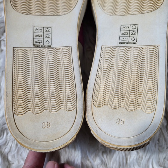 Chocolat Blu Noor Leather Purple Black Sneakers Size EU 38 / US 7.5 - Picture 8 of 9